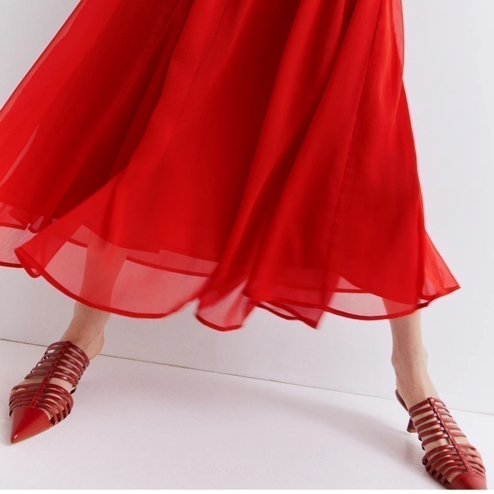 Red straps mules - Picture 6 of 13